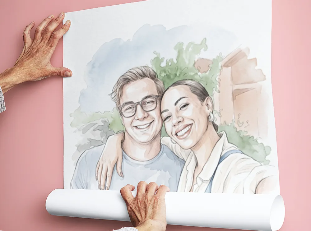 Poster Portrait Artistique