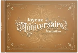 Anniversaire vintage