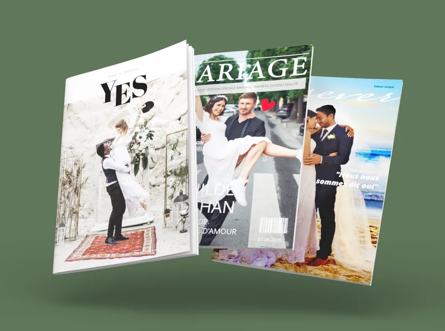 Collection Mariage Magazine – Quand vos souvenirs font la Une