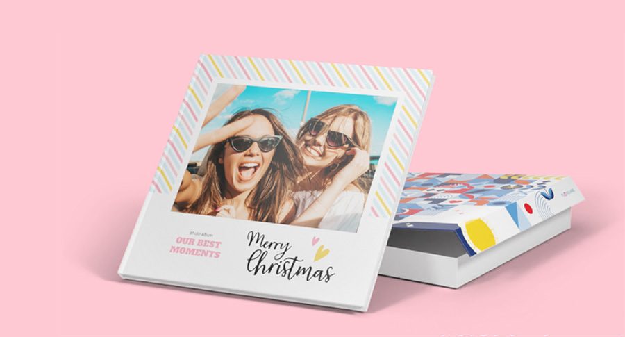 A photo album, a Christmas gift