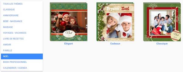 álbum de fotos de Navidad