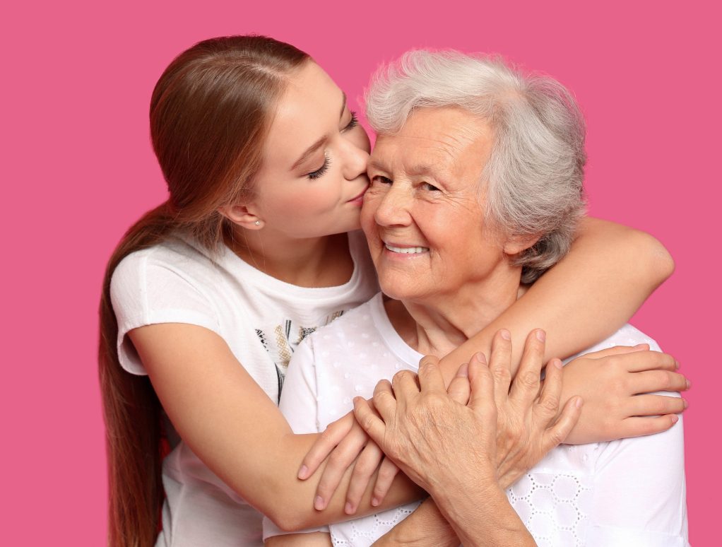 Abuela e hijo